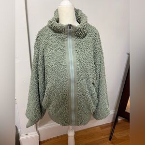 Promesa Sage Green Sherpa Jacket